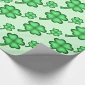 Shamrocks Cadeaupapier (Hoek)