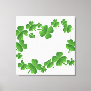 Shamrocks Canvas Afdruk
