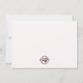 Shamrocks Catholic Irish Celtic Cross Condolence Bedankkaart (Achterkant)