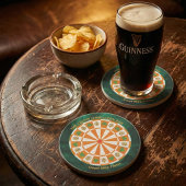 Shamrocks & Celtic Knots Irish Pub Zandsteen Onderzetter