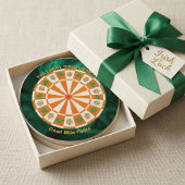 Shamrocks & Celtic Knots Irish Pub Zandsteen Onderzetter