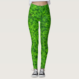 Shamrocks Clover laat St. Patrick's Day Festive Leggings