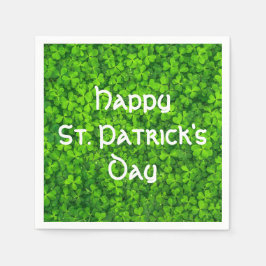 Shamrocks Clover laat St. Patrick's Day Party Servetten