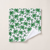 Shamrocks Clover Pattern Bad Handdoek (Wasdoekje)