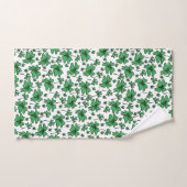 Shamrocks Clover Pattern Bad Handdoek (Handdoek)