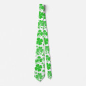 Shamrocks / Clover-Tattoos patroon + uw ideeën Stropdas (Voorkant)