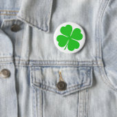 Shamrocks/Clover-Tattoos + uw ideeën Ronde Button 5,7 Cm (In situ)
