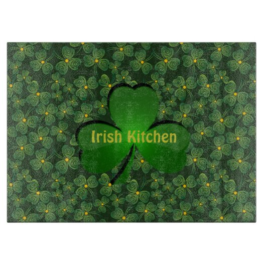 Shamrocks Design Cutting Board Snijplank (Voorkant)