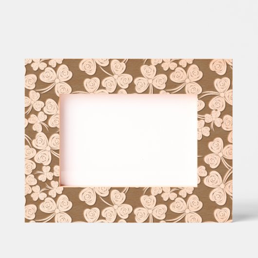 Shamrocks Design gegraveerde Lijsten Gegraveerde Lijstjes (Voorkant)