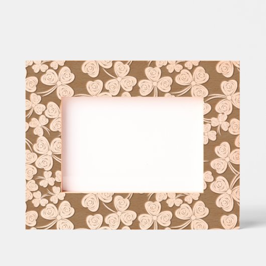 Shamrocks Design gegraveerde Lijsten Lijstjes (Voorkant)