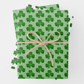 Shamrocks Design Wrapping Paper sets (In situ)