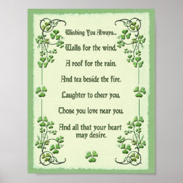 Shamrocks die je altijd... poster