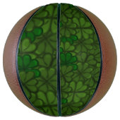 Shamrocks Digital Art Pattern St Patricks Basketbal (Verticaal)