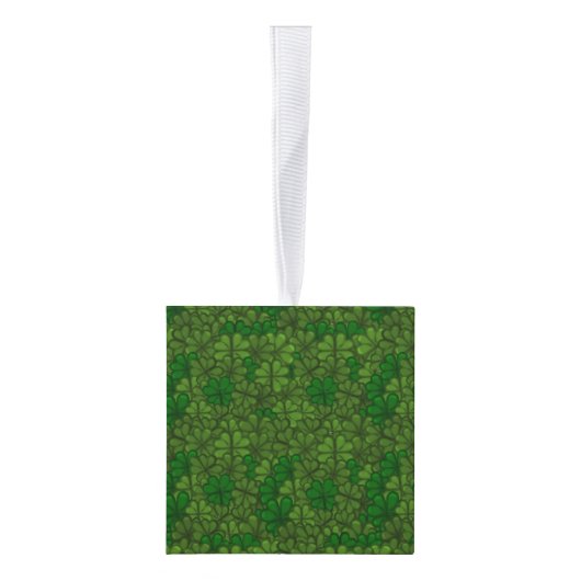 Shamrocks Digital Art Pattern St Patricks Decoratie (Rechts)