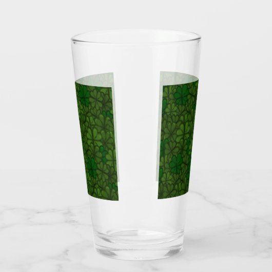 Shamrocks Digital Art Pattern St Patricks Glas (Links)
