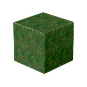 Shamrocks Digital Art Pattern St Patricks Kubus (Voorkant hoekig)