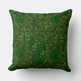 Shamrocks Digital Art Pattern St Patricks Kussen