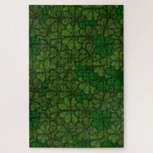 Shamrocks Digital Art Pattern St Patricks Legpuzzel