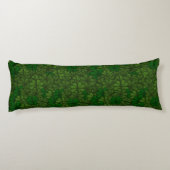 Shamrocks Digital Art Pattern St Patricks Lichaamskussen (Achterkant)