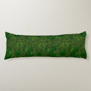 Shamrocks Digital Art Pattern St Patricks Lichaamskussen