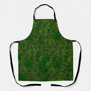 Shamrocks Digital Art Pattern St Patricks Schort
