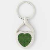 Shamrocks Digital Art Pattern St Patricks Sleutelhanger (Voorkant)