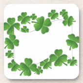 Shamrocks Drankjes Onderzetter (Voorkant)