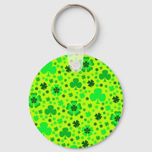 Shamrocks en Clovers Sleutelhanger (Voorkant)