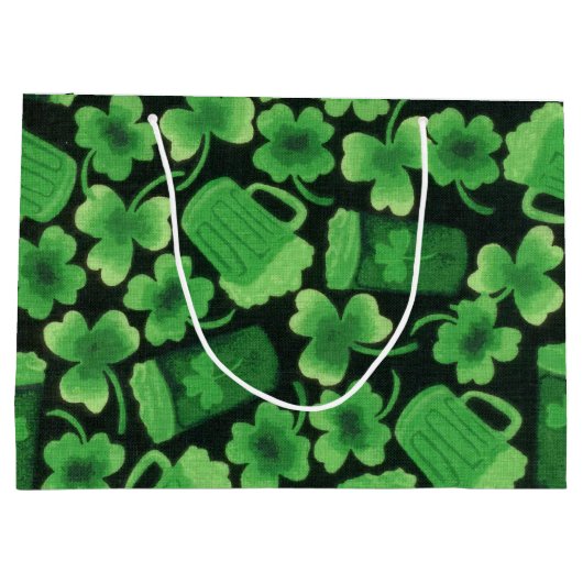 Shamrocks en Green Beers Groot Cadeauzakje (Achterkant)