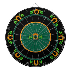 Shamrocks en harpen dartbord