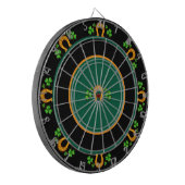 Shamrocks en harpen dartbord (Voorkant Links)