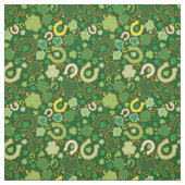 Shamrocks en Hoefijzers Fabric Stof (Swatch)