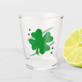 Shamrocks en Rainbows Shot Glas (Voorkant)