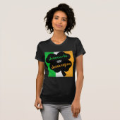 Shamrocks en Shenanigans Irish Flag T-shirt (Voorkant volledig)