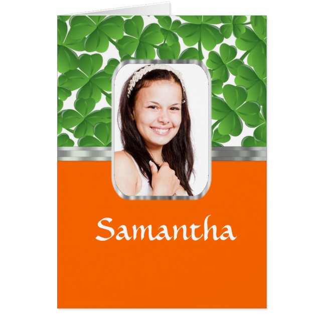 Shamrocks en sinaasappel (Voorkant)