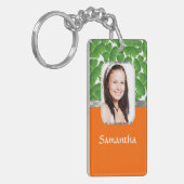 Shamrocks en sinaasappel sleutelhanger (Voorkant Links)