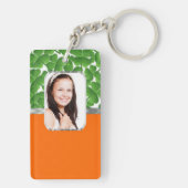 Shamrocks en sinaasappel sleutelhanger (achterkant)