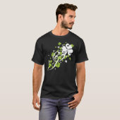 Shamrocks en Swirls T-shirt (Voorkant volledig)
