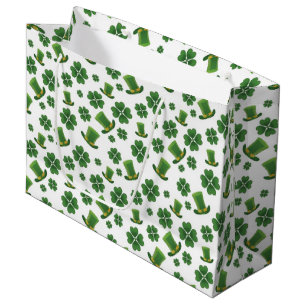 Shamrocks en Top Hats Large Cadeautasje