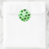 Shamrocks Envelope Seals - Groen Ronde Sticker (Tas)