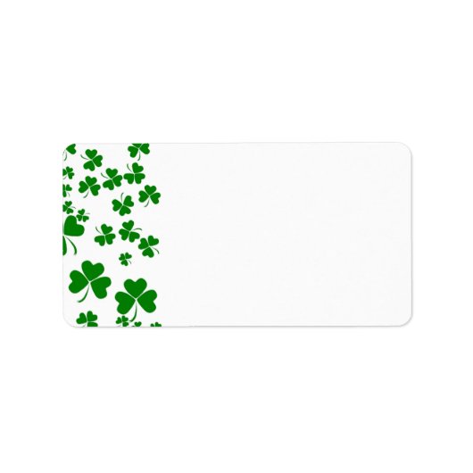 Shamrocks Etiket (Voorkant)