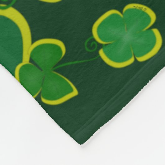 Shamrocks Fleece Blanket (Hoek)