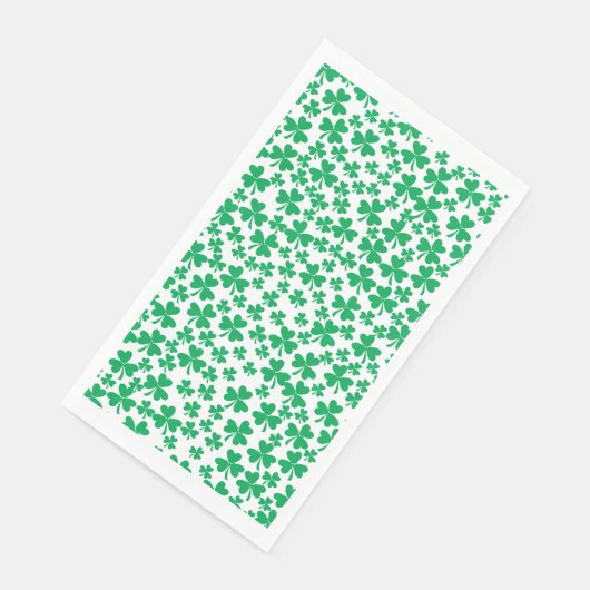 Shamrocks for S Patricks Day Servet (Hoek)
