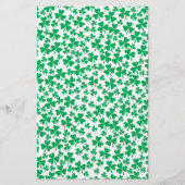 Shamrocks for St Patrick's Day Briefpapier (Voorkant)