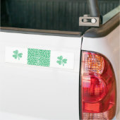 Shamrocks for St Patrick's Day Bumpersticker (Op Truck)