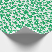 Shamrocks for St Patricks Day Cadeaupapier (Hoek)