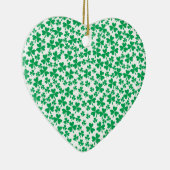 Shamrocks for St Patrick's Day Keramisch Ornament (Rechts)