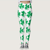 Shamrocks for St Patricks Day Leggings (Voorkant)