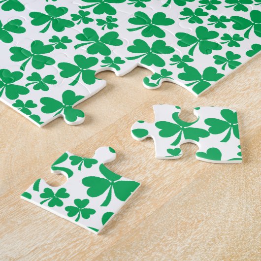 Shamrocks for St Patrick's Day Legpuzzel (Zijkant)