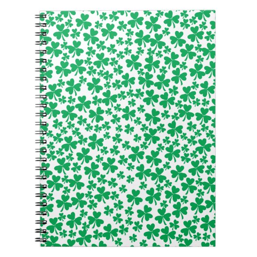 Shamrocks for St Patrick's Day Notitieboek (Voorkant)